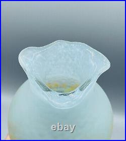 Rare Vase Pate De Verre Art Nouveau Decor Paysage Venise Signe Daum Nancy 1900