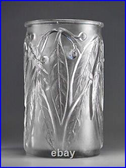 René Lalique vase original art nouveau art décoratif verre