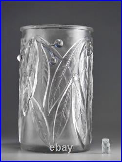 René Lalique vase original art nouveau art décoratif verre René Lalique vase original art nouveau art décoratif verre