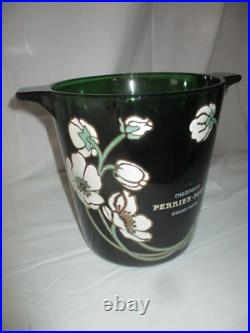Sceau À Champagne rafraichissoir, Perrier Jouet decor ART NOUVEAU Émaillé/BE