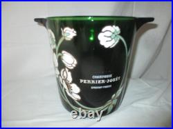 Sceau À Champagne rafraichissoir, Perrier Jouet decor ART NOUVEAU Émaillé/BE