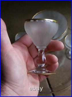 Service A Punch Compotier Art Nouveau 1890 1900 En Verre Et Or Art De La Table Service A Punch Compotier Art Nouveau 1890 1900 En Verre Et Or Art De La Table