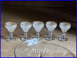Service A Punch Compotier Art Nouveau 1890 1900 En Verre Et Or Art De La Table Service A Punch Compotier Art Nouveau 1890 1900 En Verre Et Or Art De La Table