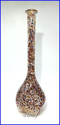 Spatter Splatter Multi Coloured Vase Bousillé Legras Clichy Art Nouveau 19eme