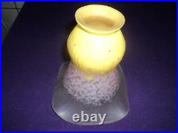 Tulipe Pate De Verre Daum Art Deco/nouveau Muller Lampe Lustre