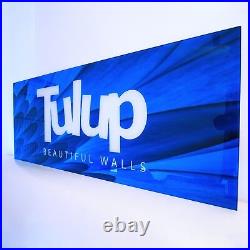 Tulup Tableau sur verre acrylique Image Impression 100x50 Abstrait