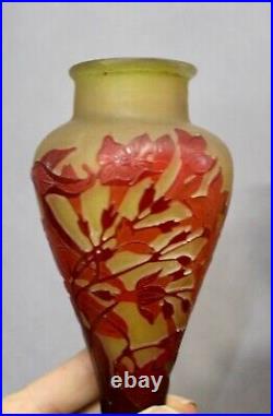 Vase Art Nouveau Gallé