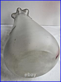 Vase Art Nouveau verre émaillé Legras Mésanges et Papillons / pommier en fleurs Vase Art Nouveau verre émaillé Legras Mésanges et Papillons / pommier en fleurs