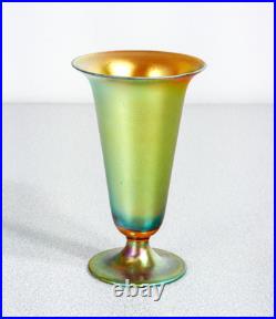 Vase Calice WMF Série Myra Verre Soufflé Iridescent Époque 1930S Art Nouveau