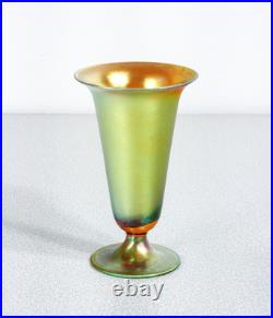 Vase Calice WMF Série Myra Verre Soufflé Iridescent Époque 1930S Art Nouveau