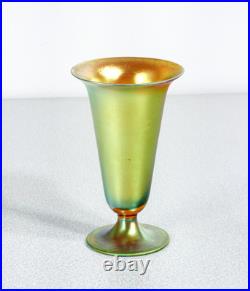 Vase Calice WMF Série Myra Verre Soufflé Iridescent Époque 1930S Art Nouveau