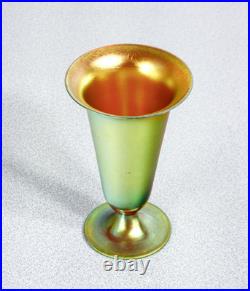 Vase Calice WMF Série Myra Verre Soufflé Iridescent Époque 1930S Art Nouveau