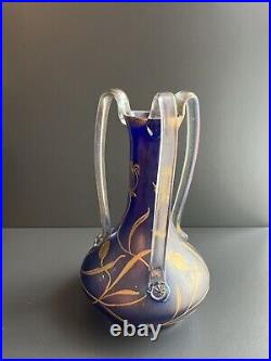 Vase En Verre Irise Loetz Art Nouveau Jugendstil