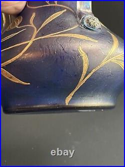 Vase En Verre Irise Loetz Art Nouveau Jugendstil