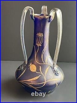 Vase En Verre Irise Loetz Art Nouveau Jugendstil