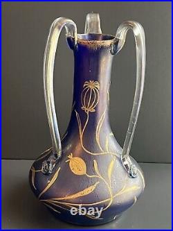 Vase En Verre Irise Loetz Art Nouveau Jugendstil