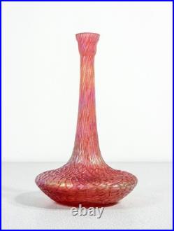 Vase Loetz Autriche Verre Soufflé Iridescent Art Nouveau Bouteille Soliflore