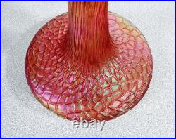 Vase Loetz Autriche Verre Soufflé Iridescent Art Nouveau Bouteille Soliflore