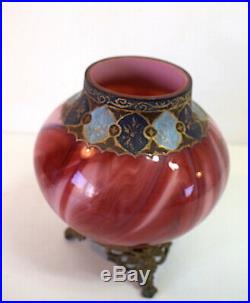 Vase Loetz Verre Marbré Glass Marmoriertes Carneol Art Nouveau