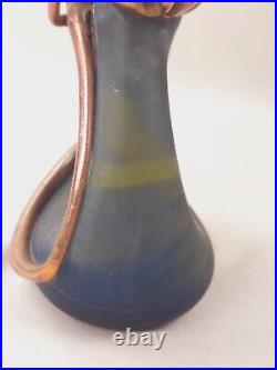 Vase Pâte de verre et Bronze Art Nouveau