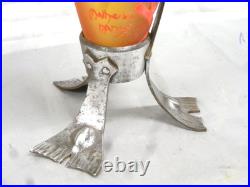 Vase Pte De Verre Orange Jaune Nancy Art Deco Nouveau Amphore Fer Forge Vase Pte De Verre Orange Jaune Nancy Art Deco Nouveau Amphore Fer Forge