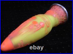 Vase Pte De Verre Orange Jaune Nancy Art Deco Nouveau Amphore Fer Forge Vase Pte De Verre Orange Jaune Nancy Art Deco Nouveau Amphore Fer Forge