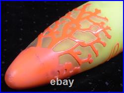 Vase Pte De Verre Orange Jaune Nancy Art Deco Nouveau Amphore Fer Forge Vase Pte De Verre Orange Jaune Nancy Art Deco Nouveau Amphore Fer Forge