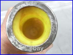 Vase Pte De Verre Orange Jaune Nancy Art Deco Nouveau Amphore Fer Forge Vase Pte De Verre Orange Jaune Nancy Art Deco Nouveau Amphore Fer Forge