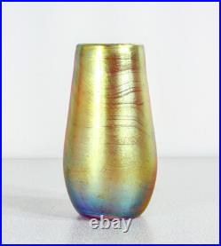 Vase Vasetto WMF Série Myra Verre Soufflé Iridescent Époque 1930 Art Nouveau Vase Vasetto WMF Série Myra Verre Soufflé Iridescent Époque 1930 Art Nouveau