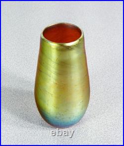Vase Vasetto WMF Série Myra Verre Soufflé Iridescent Époque 1930 Art Nouveau Vase Vasetto WMF Série Myra Verre Soufflé Iridescent Époque 1930 Art Nouveau