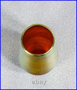 Vase Vasetto WMF Série Myra Verre Soufflé Iridescent Époque 1930 Art Nouveau Vase Vasetto WMF Série Myra Verre Soufflé Iridescent Époque 1930 Art Nouveau