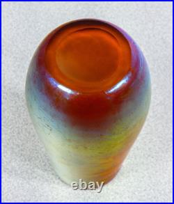 Vase Vasetto WMF Série Myra Verre Soufflé Iridescent Époque 1930 Art Nouveau Vase Vasetto WMF Série Myra Verre Soufflé Iridescent Époque 1930 Art Nouveau