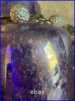 Vase Verre Irisé Loetz Art Nouveau Vers 1900