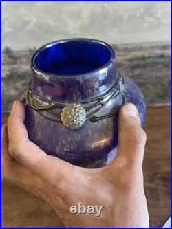 Vase Verre Irisé Loetz Art Nouveau Vers 1900