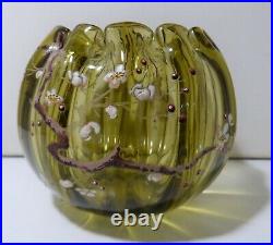 Vase boule Art Nouveau LEGRAS non signé