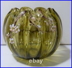 Vase boule Art Nouveau LEGRAS non signé