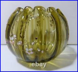 Vase boule Art Nouveau LEGRAS non signé