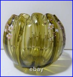 Vase boule Art Nouveau LEGRAS non signé