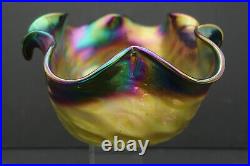 Vase coupe verrerie Bohème verre Johann Loetz art nouveau, Bohemian glass