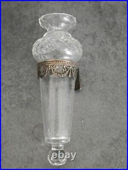 Vase de voiture en Cristal Taillé époque 1900 Art Nouveau