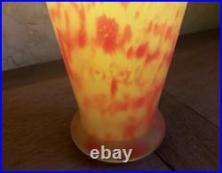 Vase en pâte de verre signé MODA pour Daum