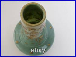 Vase pâte de verre émaillée legras Art nouveau verrerie (14529)