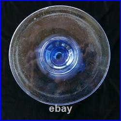 Vase verre 1900 soufflé 33 cm Daum Legras verre français art nouveau gallé