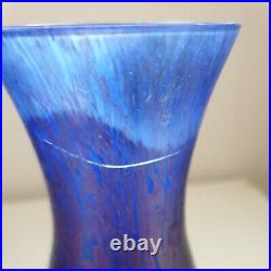 Vase verre irisé bleu violet dlg loetz Wilhelm Kralik Sohn bohemian art nouveau