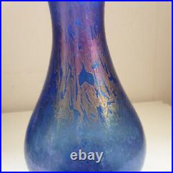 Vase verre irisé bleu violet dlg loetz Wilhelm Kralik Sohn bohemian art nouveau