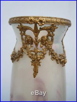 Vase verre irisé d'époque Art Nouveau glass Kralik Wilhelm glass paire de vases