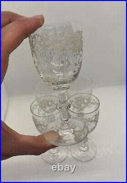 Verre à vin en cristal de Saint-Louis Service Talma Art-nouveau 1900's