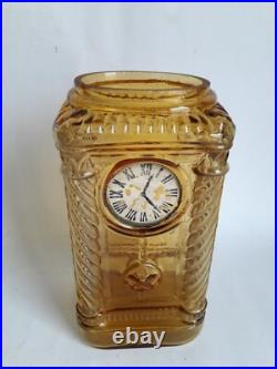 Verre soufflé emaillé verrerie LEGRAS XIXe / Art Nouveau 1900 bocal