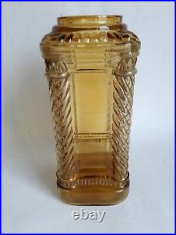 Verre soufflé emaillé verrerie LEGRAS XIXe / Art Nouveau 1900 bocal